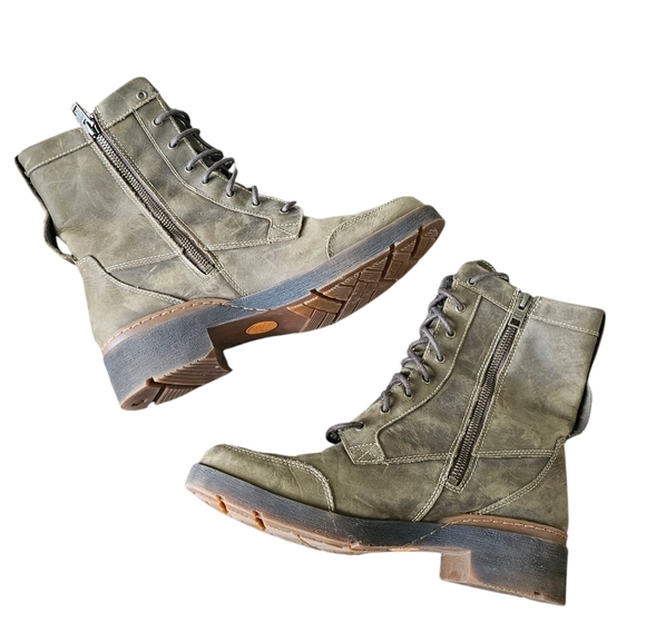 Timberland Leather gracey mid lace up waterproof boots in canteen Size 9 - Picture 2 of 11